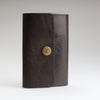Key case in dark brown British bridle leather handmade to order by Sam Brown London studios in Wilthire