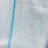 Aqua Blue Yorkshire Herringbone Tweed Throw & Wrap