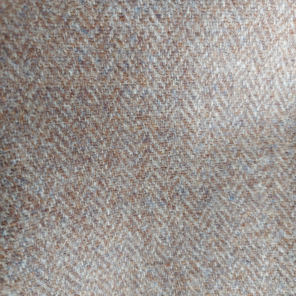 Donkey Brown Yorkshire Herringbone Tweed Throw & Wrap
