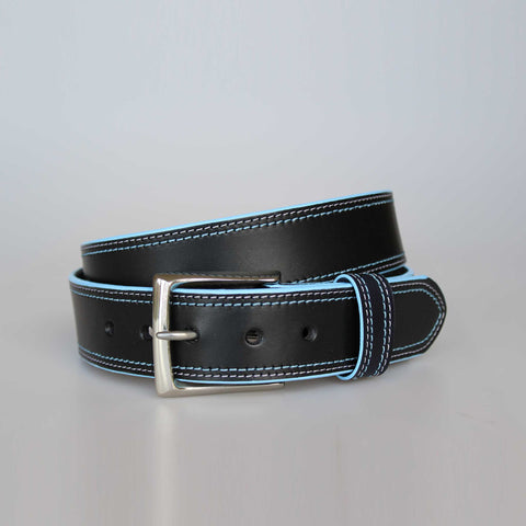 Team Exeter Chiefs..... Black belt with Sky Blue edge and White & Sky Blue stitch detail.