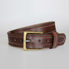 Team Leicester Tigers... Brown belt with Green edge with Red & White stitch detail.
