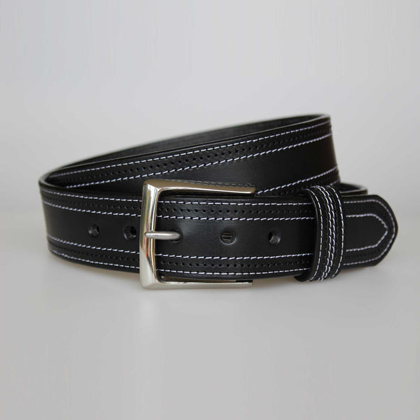 Team Newcastle Falcons... Black belt with White & Black stitch detail