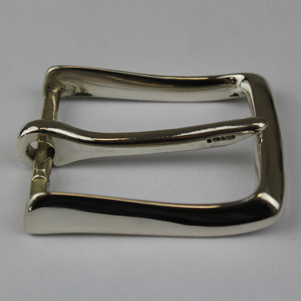 British Sterling Silver Buckle for 40mm Width Belt