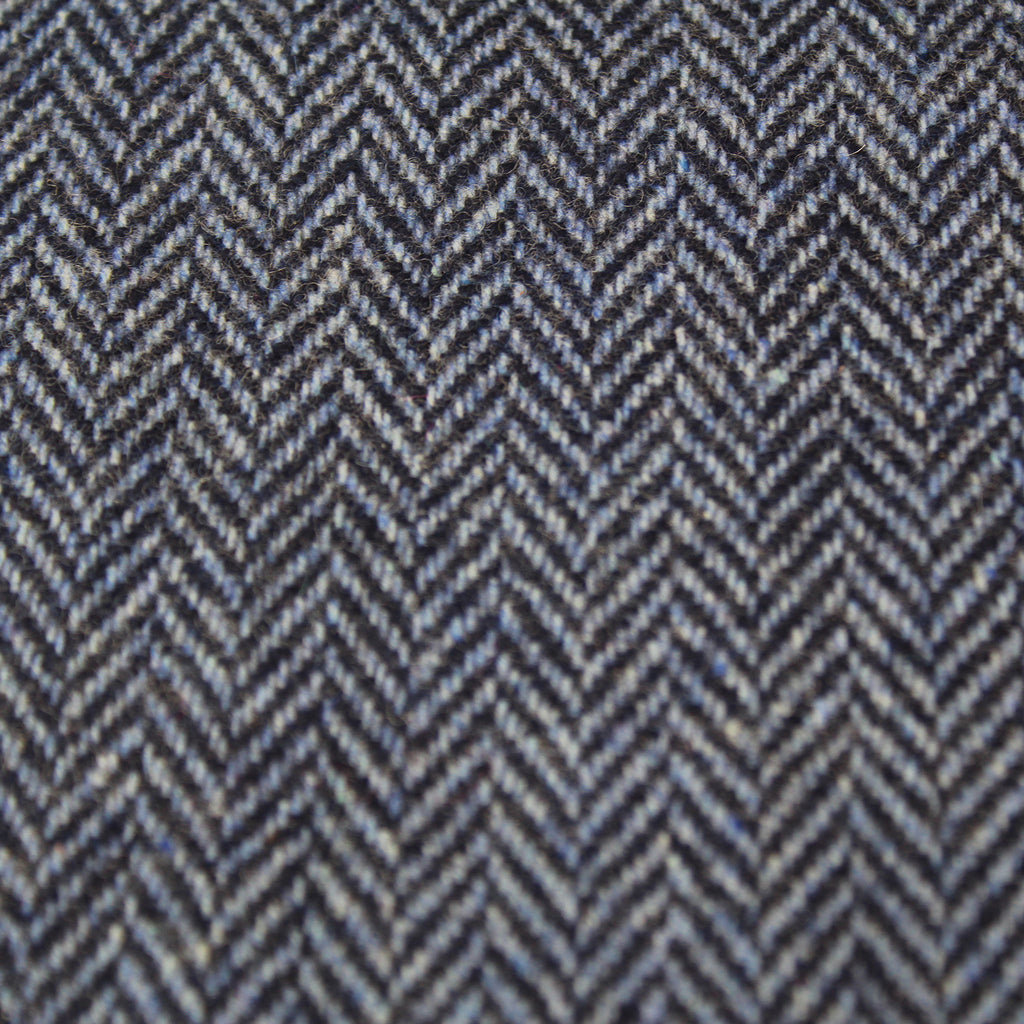 Blue & Navy Yorkshire Wool Herringbone lining for-the-luggage-bag