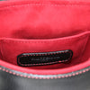 100% bLACK leather bag with Fine quality goat suede RED-lining Sam-Brown-London