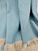 Aqua & Cream Yorkshire Herringbone Tweed